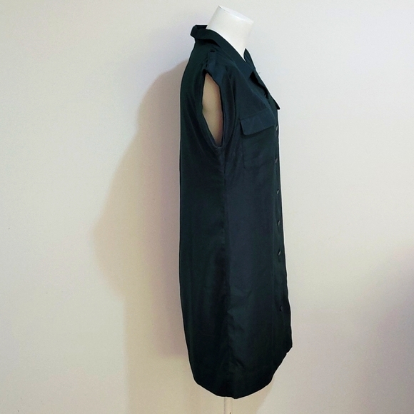 GG5 size medium pine green button front dress - Picture 4 of 8